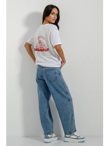 βαμβακερό t-shirt με print (white) σε προσφορά