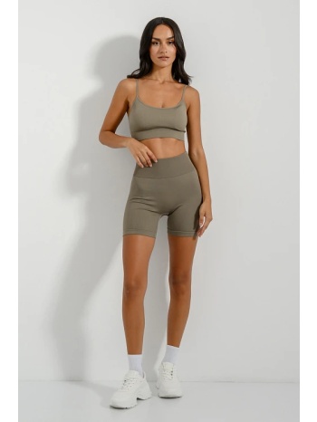 ριπ biker σορτς χωρίς ραφές (taupe) σε προσφορά