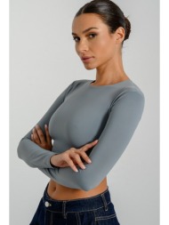 λύκρα μακρυμάνικο κροπ ...