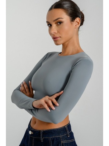 λύκρα μακρυμάνικο κροπ τοπ (d.ciel) σε προσφορά