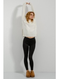 κολάν με γυαλιστερή όψη (black)