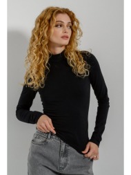 basic μπλούζα ζιβάγκο (black)