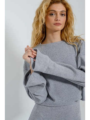 τοπ με μακριά μανίκια (gray marl) σε προσφορά