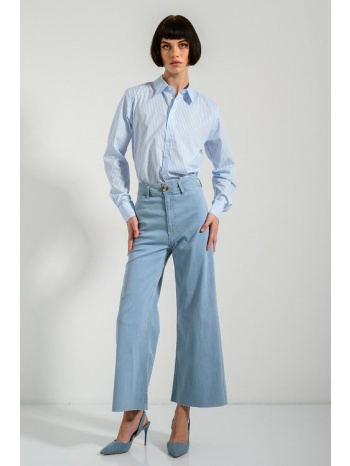 the marine ντένιμ κιλότ με ξέφτια (light blue) σε προσφορά