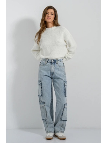 cargo ντένιμ (light blue) σε προσφορά