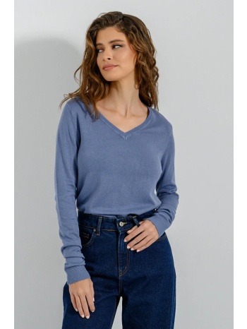 basic πλεκτό με v ντεκολτέ (ciel) σε προσφορά