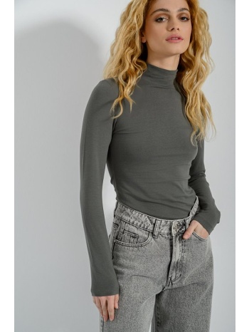 basic μπλούζα ζιβάγκο (dark.khaki) σε προσφορά