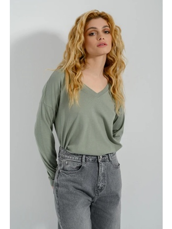 μπλούζα με v ντεκολτέ (light khaki) σε προσφορά