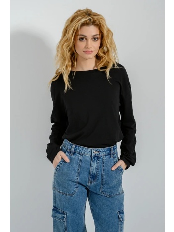 μπλούζα με στρογγυλή λαιμόκοψη (black) σε προσφορά