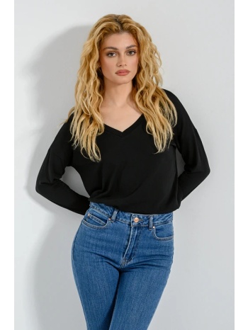 μπλούζα με v ντεκολτέ (black) σε προσφορά