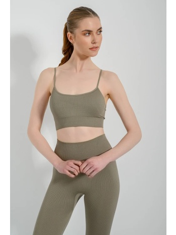 ριπ κροπ τοπ χωρίς ραφές (taupe) σε προσφορά