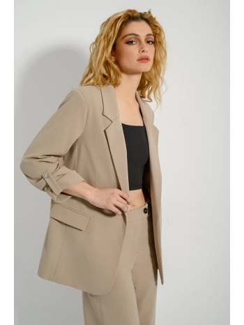 μπλέιζερ με μανίκι που μαζεύεται (beige) σε προσφορά