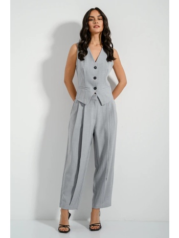 carrot παντελόνι με πιέτες (light grey) σε προσφορά