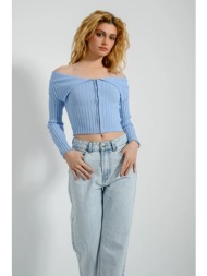 πλεκτή ζακέτα με ...