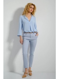 chinos παντελόνι με ζώνη (light.ciel)