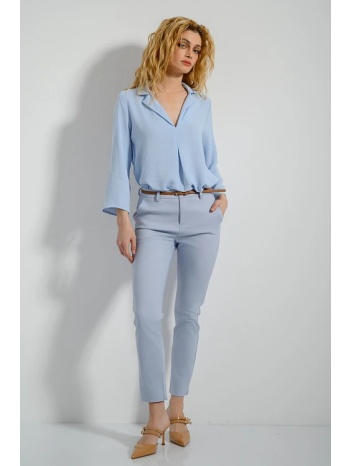 chinos παντελόνι με ζώνη (light.ciel) σε προσφορά