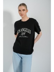 t-shirt με τύπωμα (black)