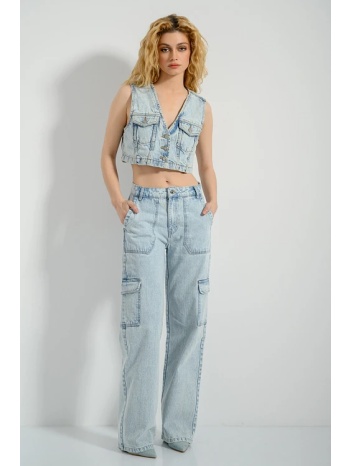 cargo ντένιμ (light blue) σε προσφορά