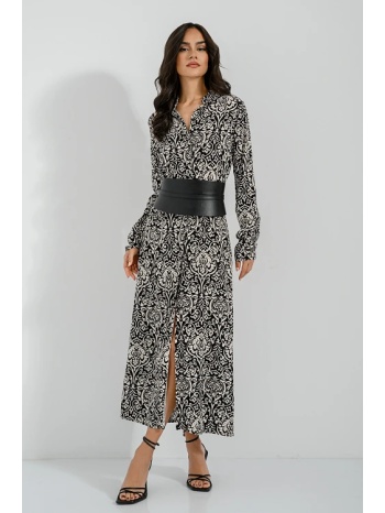 midi σεμιζιέ φόρεμα με print (multi) σε προσφορά