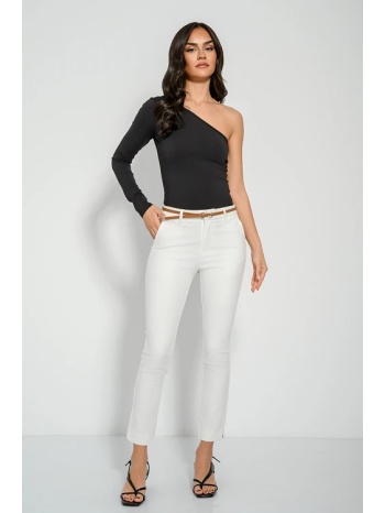chinos παντελόνι με ζώνη (white) σε προσφορά