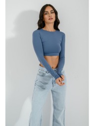 λύκρα κροπ τοπ με μακριά ...