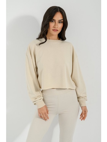 κροπ φούτερ (sand) σε προσφορά