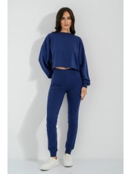 φούτερ παντελόνι κολάν (navy)