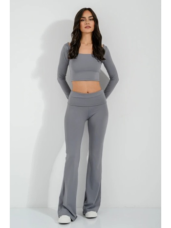 flared λύκρα παντελόνι (grey) σε προσφορά