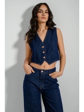 ντένιμ γιλέκο (dark blue) σε προσφορά