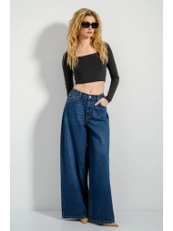 wide leg ντένιμ (dark blue)