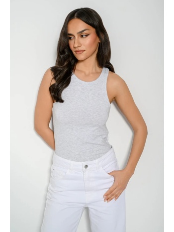 τοπ με halter λαιμόκοψη (gray marl) σε προσφορά