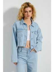 ντένιμ overshirt τζάκετ ...