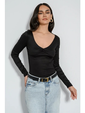 ριπ τοπ με v λαιμόκοψη (black) σε προσφορά