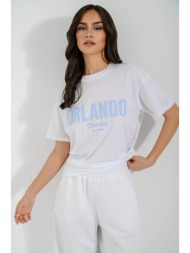t-shirt με τύπωμα (white)