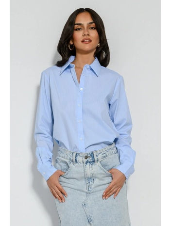 ριγέ πουκάμισο από ποπλίνα (ciel.offwht) σε προσφορά