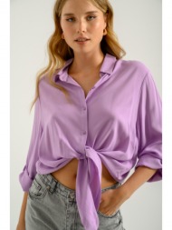 πουκάμισο με δέσιμο (l.lilac)