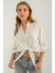 πουκάμισο με δέσιμο (off white)
