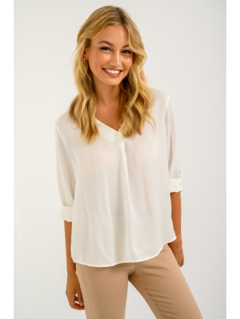 μπλούζα με 3/4 μανίκι (white) σε προσφορά