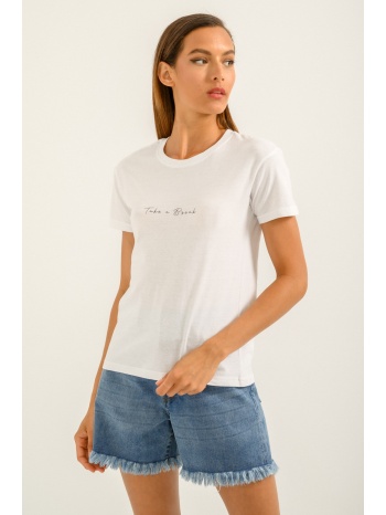 t-shirt με τύπωμα (white) σε προσφορά