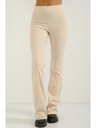ριπ flared παντελόνα (cream)