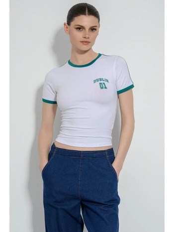 t-shirt με print (white) σε προσφορά