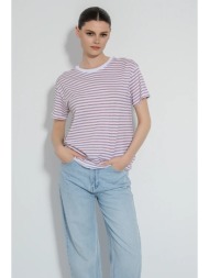 ριγέ t-shirt (wht/pink)