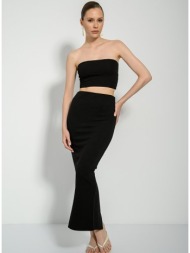 maxi ριπ φούστα με ...