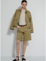 ντένιμ βερμούδα (khaki)