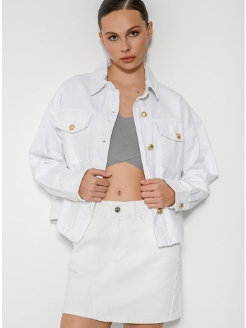 ντένιμ μίνι φούστα (white) σε προσφορά