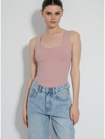 λύκρα τοπ με φαρδιές τιράντες (d.pink)