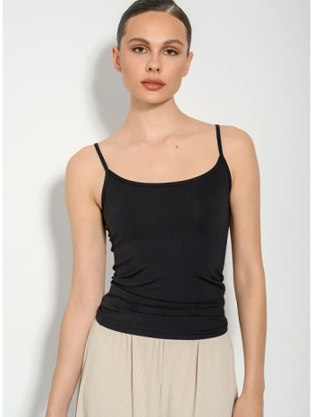 λύκρα τοπ τιραντάκι (black)