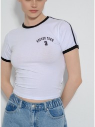 t-shirt με print (white)