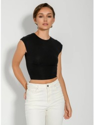 αμάνικο κροπ τοπ (black)