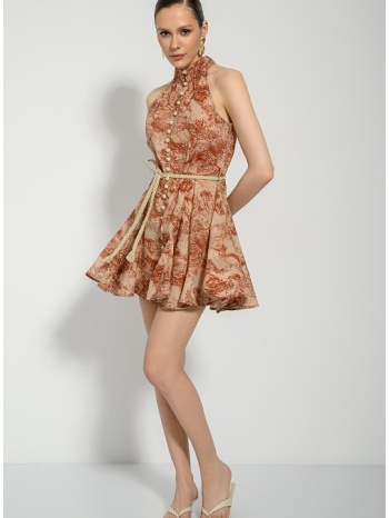 μίνι halter neck φόρεμα με print (multi) σε προσφορά